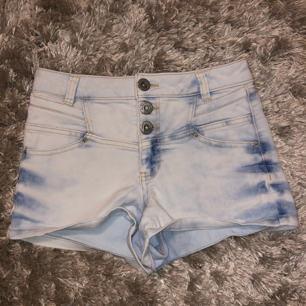 High rise shorts